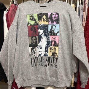 NEW Taylor Swift Eras Tour Gray Sweatshirt